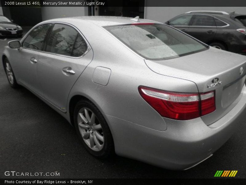 Mercury Silver Metallic / Light Gray 2008 Lexus LS 460