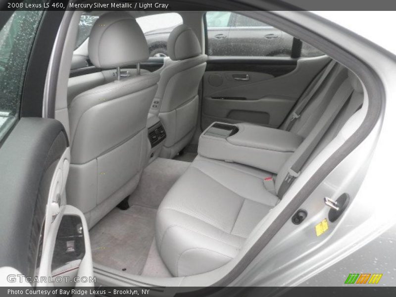 Mercury Silver Metallic / Light Gray 2008 Lexus LS 460