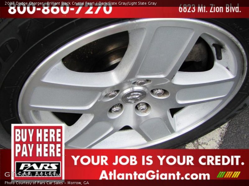 Brilliant Black Crystal Pearl / Dark Slate Gray/Light Slate Gray 2007 Dodge Charger