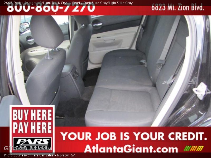 Brilliant Black Crystal Pearl / Dark Slate Gray/Light Slate Gray 2007 Dodge Charger
