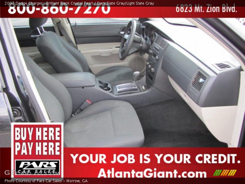 Brilliant Black Crystal Pearl / Dark Slate Gray/Light Slate Gray 2007 Dodge Charger