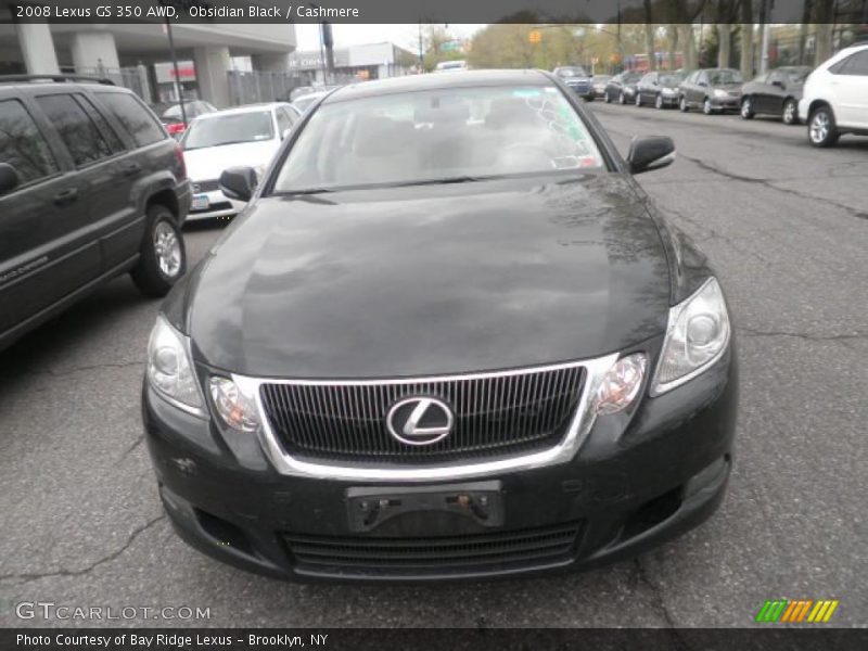 Obsidian Black / Cashmere 2008 Lexus GS 350 AWD