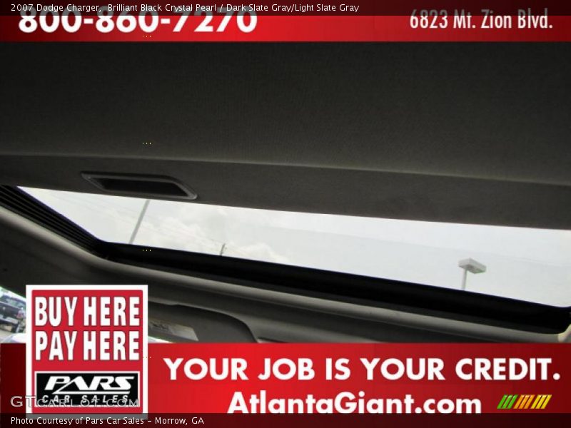 Brilliant Black Crystal Pearl / Dark Slate Gray/Light Slate Gray 2007 Dodge Charger