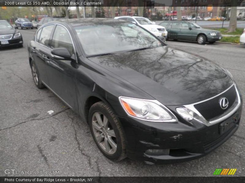 Obsidian Black / Cashmere 2008 Lexus GS 350 AWD