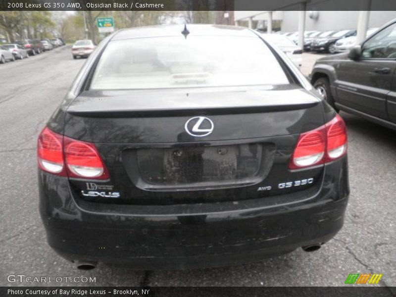Obsidian Black / Cashmere 2008 Lexus GS 350 AWD