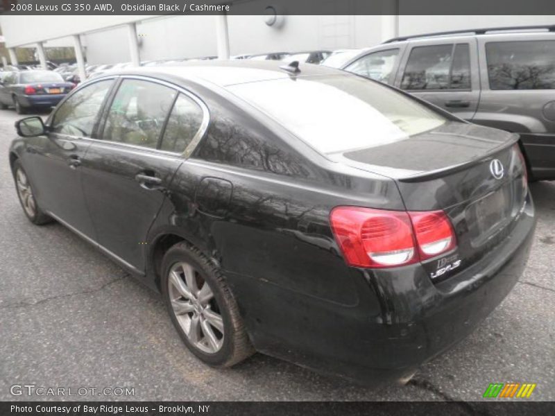 Obsidian Black / Cashmere 2008 Lexus GS 350 AWD