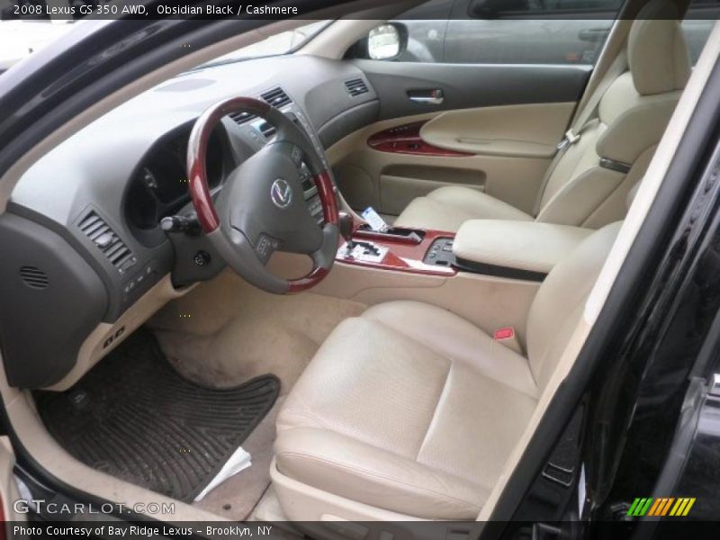 Obsidian Black / Cashmere 2008 Lexus GS 350 AWD