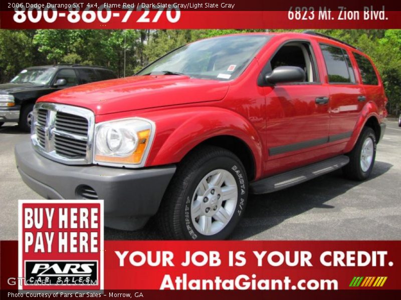 Flame Red / Dark Slate Gray/Light Slate Gray 2006 Dodge Durango SXT 4x4