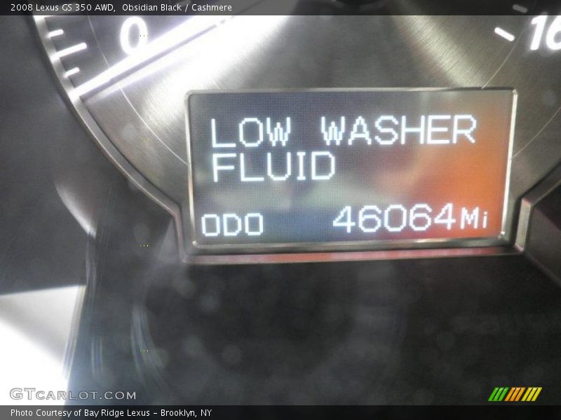 Obsidian Black / Cashmere 2008 Lexus GS 350 AWD