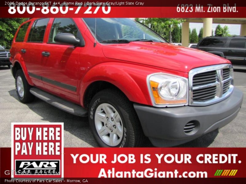 Flame Red / Dark Slate Gray/Light Slate Gray 2006 Dodge Durango SXT 4x4