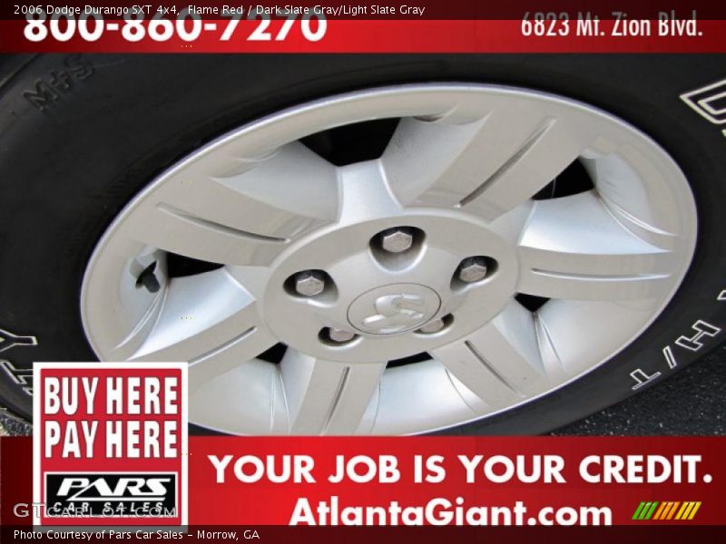 Flame Red / Dark Slate Gray/Light Slate Gray 2006 Dodge Durango SXT 4x4