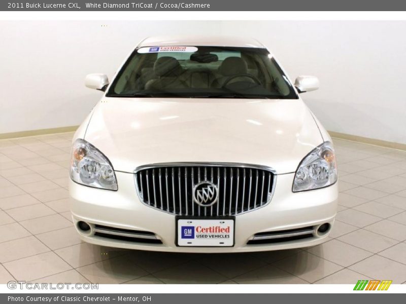 White Diamond TriCoat / Cocoa/Cashmere 2011 Buick Lucerne CXL