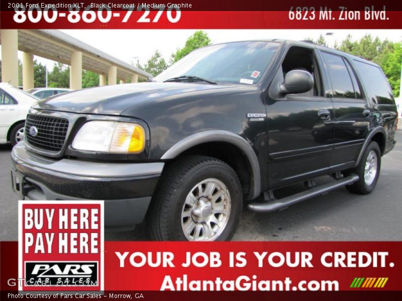 Black Clearcoat / Medium Graphite 2001 Ford Expedition XLT