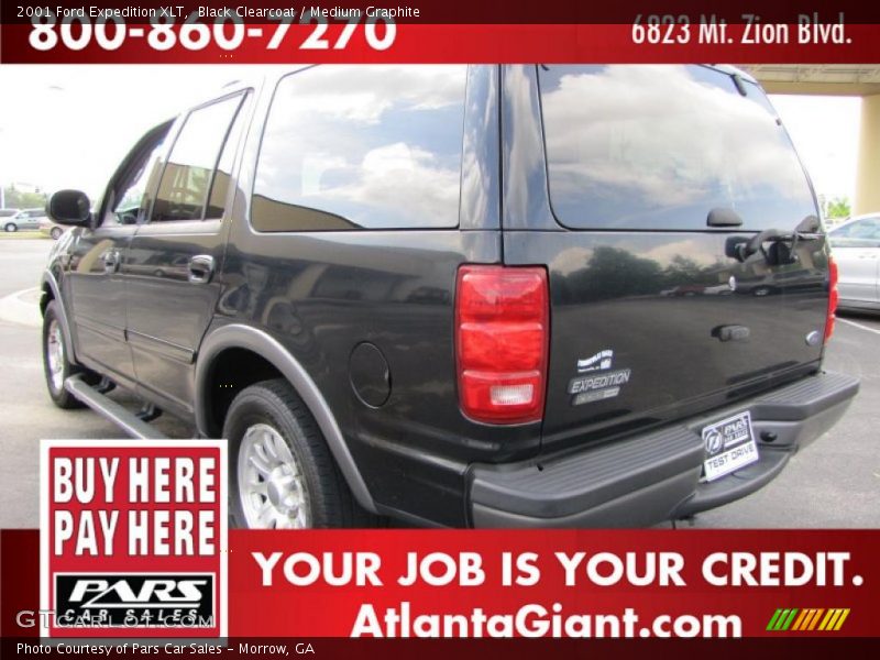 Black Clearcoat / Medium Graphite 2001 Ford Expedition XLT