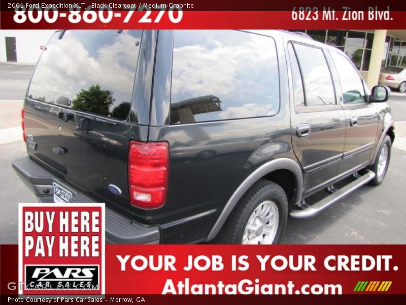 Black Clearcoat / Medium Graphite 2001 Ford Expedition XLT