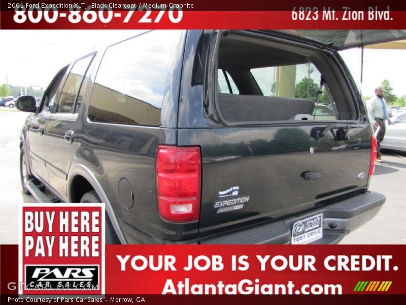 Black Clearcoat / Medium Graphite 2001 Ford Expedition XLT