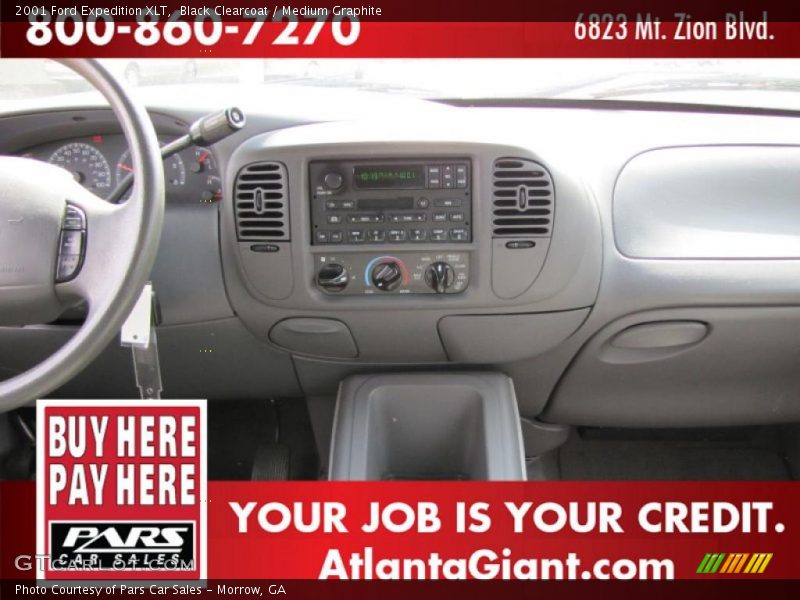 Black Clearcoat / Medium Graphite 2001 Ford Expedition XLT