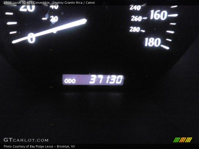 Smokey Granite Mica / Camel 2008 Lexus SC 430 Convertible
