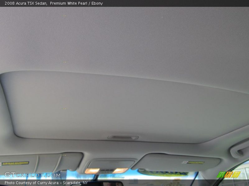 Premium White Pearl / Ebony 2008 Acura TSX Sedan