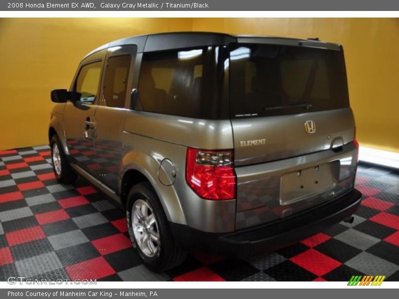 Galaxy Gray Metallic / Titanium/Black 2008 Honda Element EX AWD
