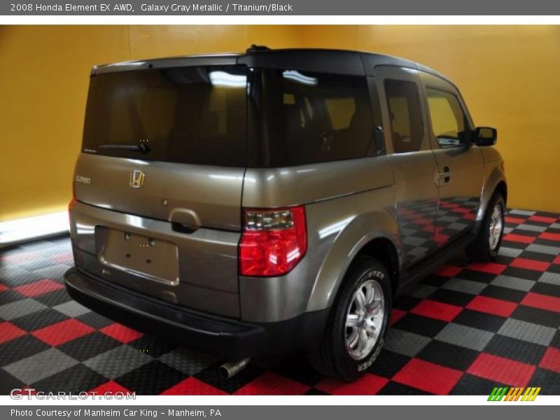Galaxy Gray Metallic / Titanium/Black 2008 Honda Element EX AWD