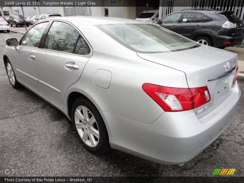 Tungsten Metallic / Light Gray 2008 Lexus ES 350