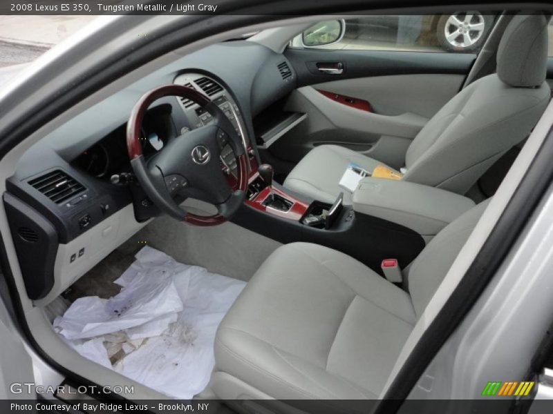 Tungsten Metallic / Light Gray 2008 Lexus ES 350