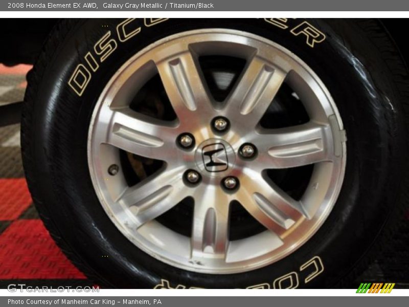 Galaxy Gray Metallic / Titanium/Black 2008 Honda Element EX AWD