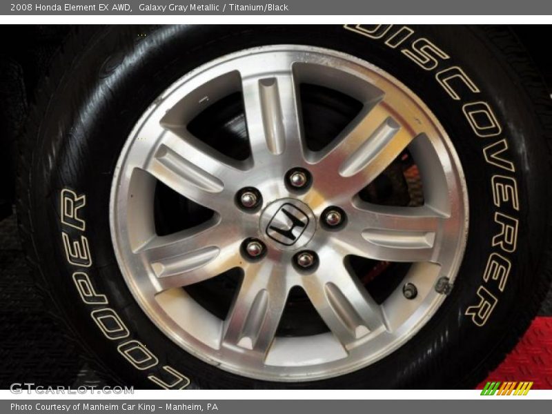 Galaxy Gray Metallic / Titanium/Black 2008 Honda Element EX AWD