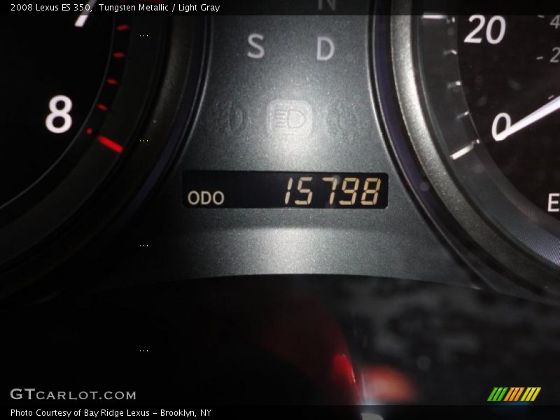 Tungsten Metallic / Light Gray 2008 Lexus ES 350