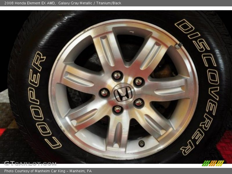 Galaxy Gray Metallic / Titanium/Black 2008 Honda Element EX AWD