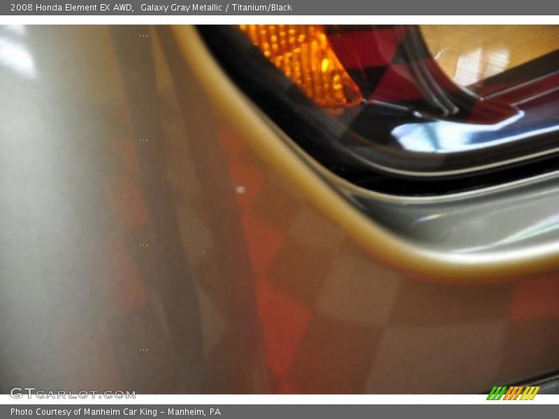 Galaxy Gray Metallic / Titanium/Black 2008 Honda Element EX AWD