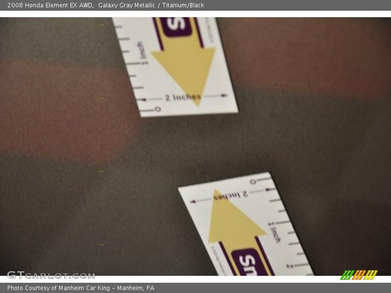 Galaxy Gray Metallic / Titanium/Black 2008 Honda Element EX AWD