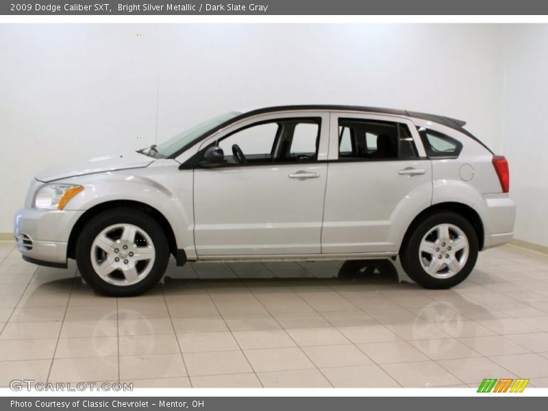 Bright Silver Metallic / Dark Slate Gray 2009 Dodge Caliber SXT