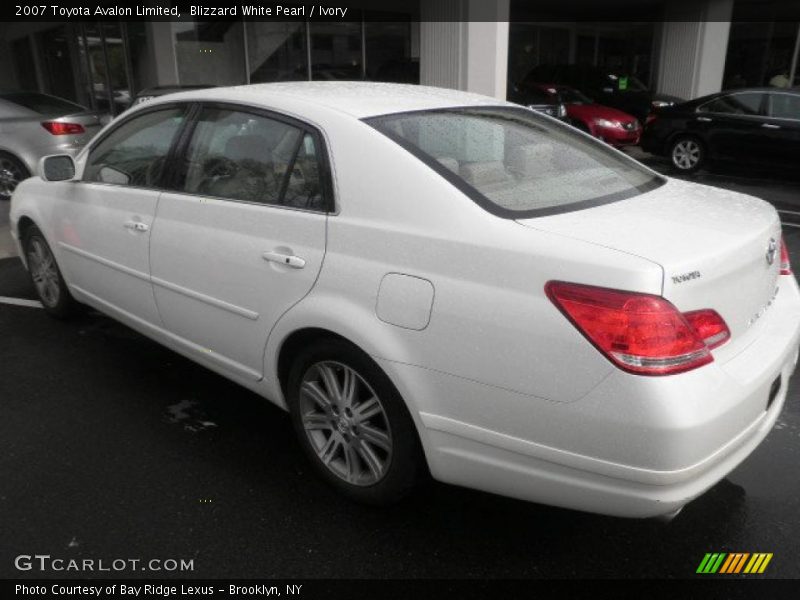 Blizzard White Pearl / Ivory 2007 Toyota Avalon Limited