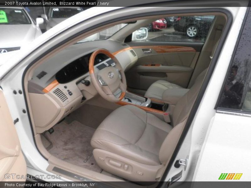 Blizzard White Pearl / Ivory 2007 Toyota Avalon Limited