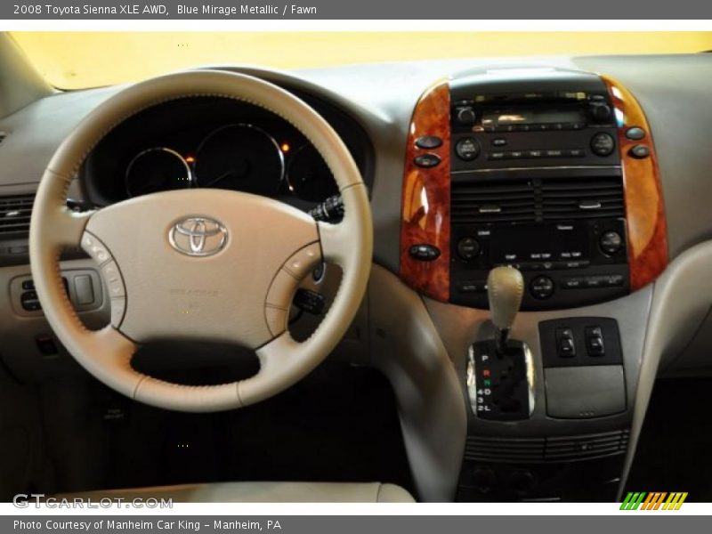Blue Mirage Metallic / Fawn 2008 Toyota Sienna XLE AWD