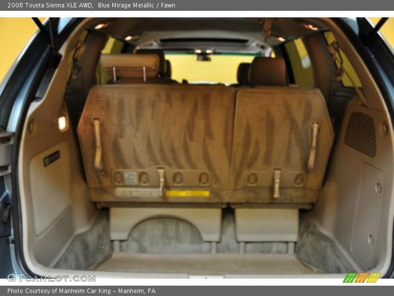Blue Mirage Metallic / Fawn 2008 Toyota Sienna XLE AWD