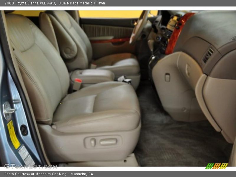 Blue Mirage Metallic / Fawn 2008 Toyota Sienna XLE AWD