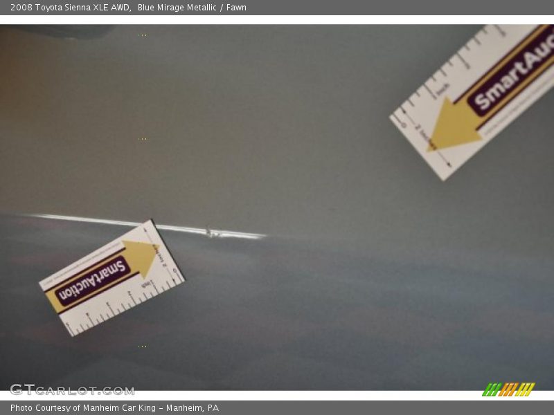 Blue Mirage Metallic / Fawn 2008 Toyota Sienna XLE AWD