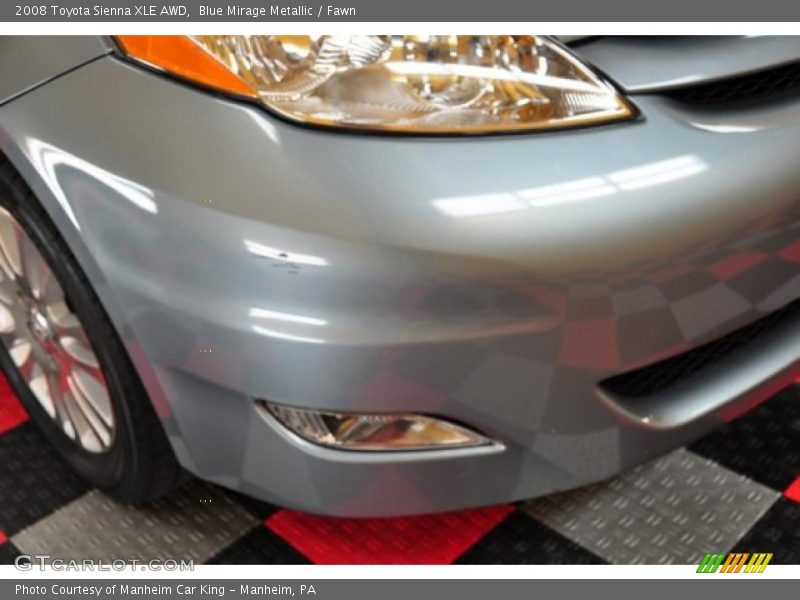 Blue Mirage Metallic / Fawn 2008 Toyota Sienna XLE AWD
