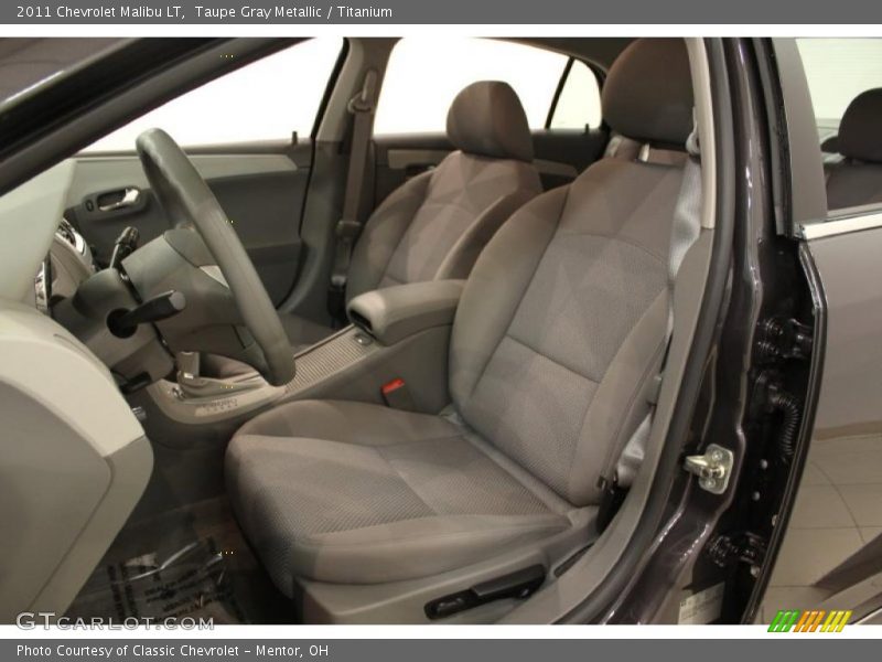 Taupe Gray Metallic / Titanium 2011 Chevrolet Malibu LT