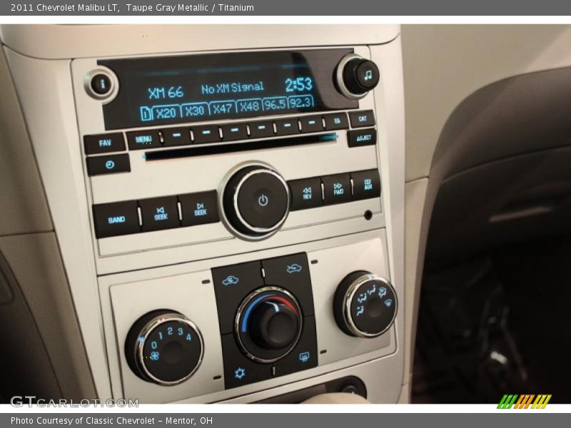 Taupe Gray Metallic / Titanium 2011 Chevrolet Malibu LT