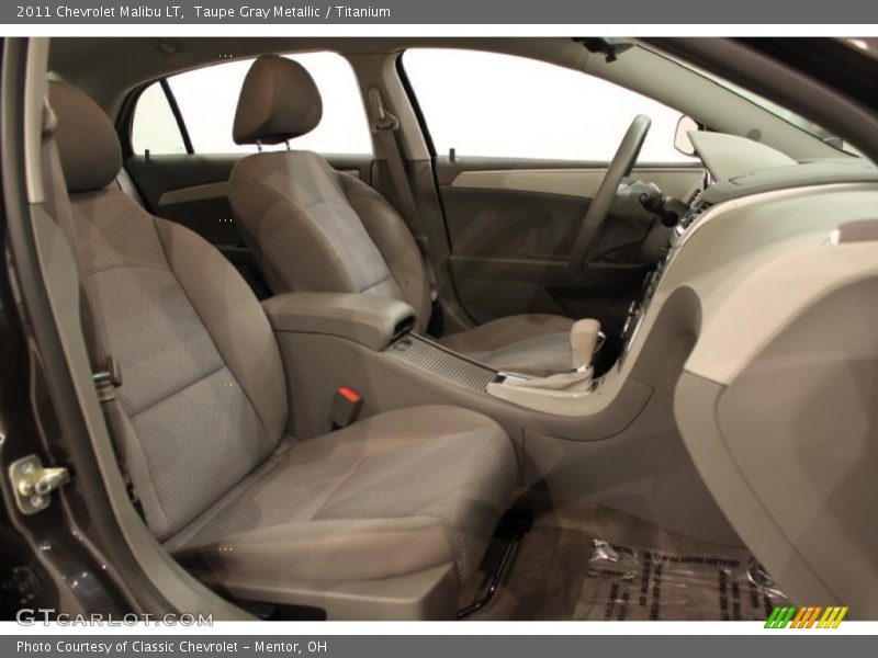 Taupe Gray Metallic / Titanium 2011 Chevrolet Malibu LT