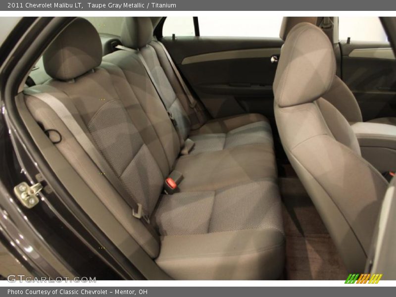Taupe Gray Metallic / Titanium 2011 Chevrolet Malibu LT