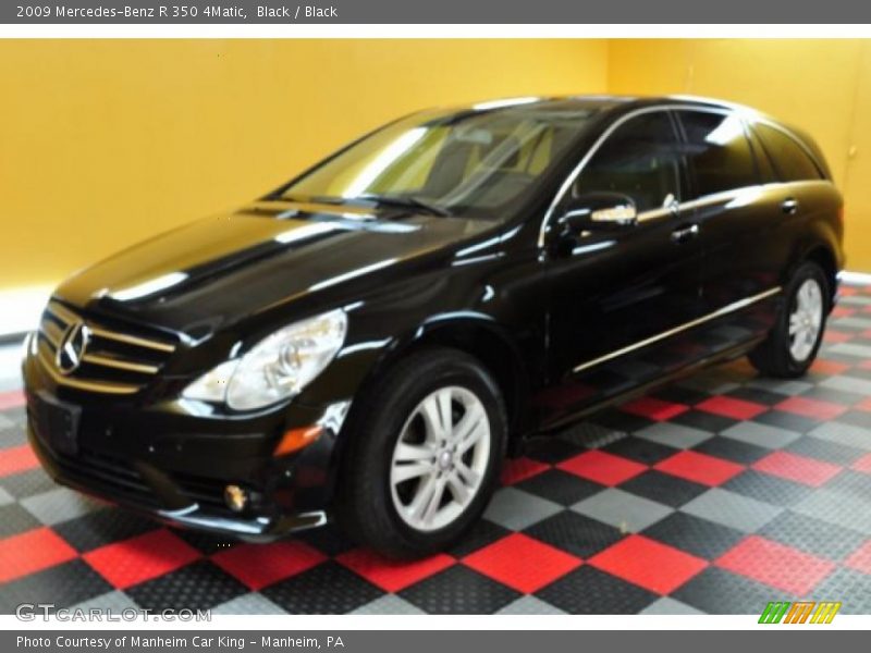 Black / Black 2009 Mercedes-Benz R 350 4Matic