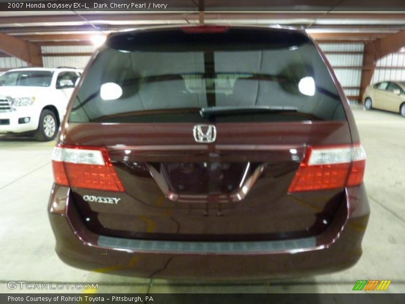 Dark Cherry Pearl / Ivory 2007 Honda Odyssey EX-L