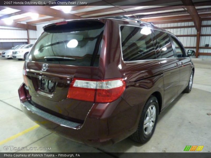 Dark Cherry Pearl / Ivory 2007 Honda Odyssey EX-L