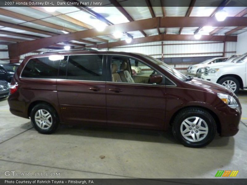 Dark Cherry Pearl / Ivory 2007 Honda Odyssey EX-L