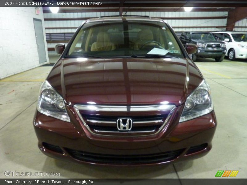 Dark Cherry Pearl / Ivory 2007 Honda Odyssey EX-L
